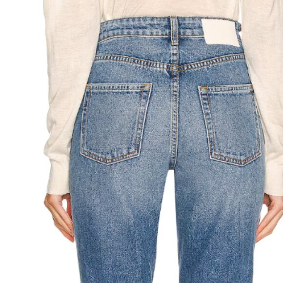 GRLFRND , Karolina, high rise straight crop denim 23W, NWT - Picture 2 of 8